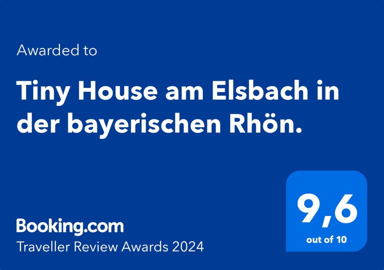 Tiny House Am Elsbach In Der Bayerischen Rhoen. Oberelsbach Buitenkant foto